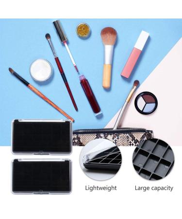 Buy 2 Pieces Empty Eyeshadow Palettes - DIY Makeup Organizer for Cosmetics - Durable Plastic Makeup Boxes for International Shipping - Buy Online on GoSupps.com