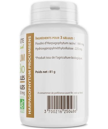 Harpagophytum Bio 330mg - 200 vegetable capsules - Buy Online on GoSupps.com