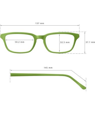Edison & King Masterpiece Reading Glasses - Stylish & Comfortable Blueight Protect (Beige-Blue +2.50 DPT) - Buy Online on GoSupps.com