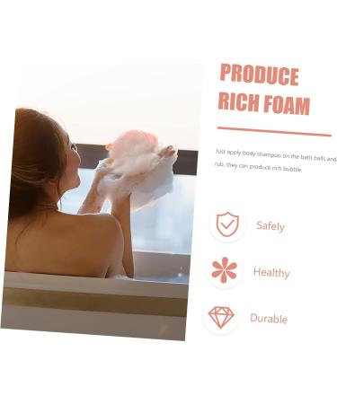 NOLITOY 4pcs Cartoon Foaming Net Loofah Body Scrubbers Eco-Friendly Shower & Bath Accessories for Kids & Adults Soft Skin Cleaning Sponge Toiletries - Buy Online on GoSupps.com