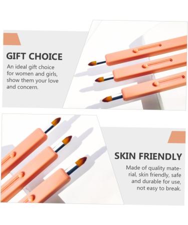 DOITOOL 1pc Retractable Lip Brush Eye Shadow Lipstick Brush Flat Concealer Brush Cosmetics Brush Tool Makeup Tool Plastic Travel Applicator Brush Portable - Buy Online on GoSupps.com