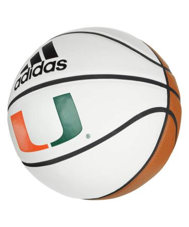 adidas NCAA Official Full Size Autograph Basketball Miami Hurricanes