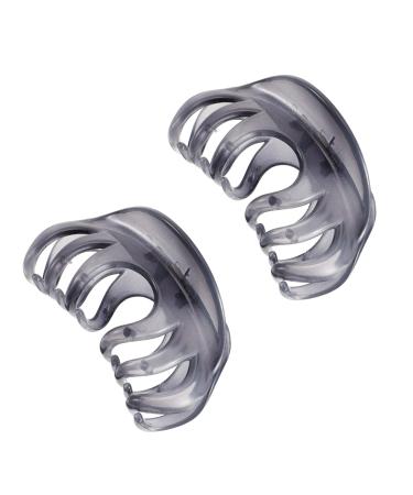 Beaupretty 2pcs Octopus Clip No-Slip Grip Women Hair Claw Clamp Large Hair Claw Clips Delicate Acrylic Hair Jaw Clips Grey