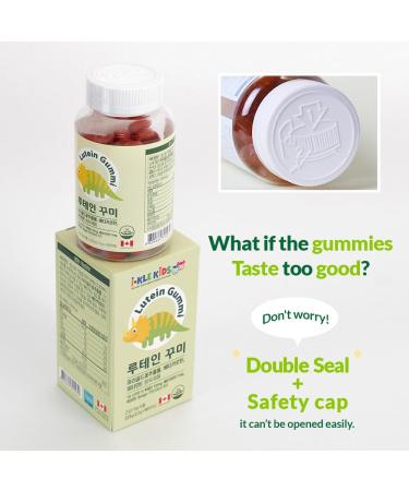 Lutein Eye Health Gummies Marigold Extract with Vitamin E & Beta-Carotene Orange Flavor Chewable Supplement (60 Gummies) 8.36 Ounce (Pack of 1) - Buy Online on GoSupps.com