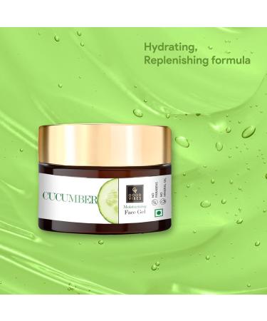 Good Vibes Cucumber Gel For Skin and Hair - 50 g - Hydrating and Soothing Formula for Dry Skin and Under Eye Puffiness - Buy Online on GoSupps.com
