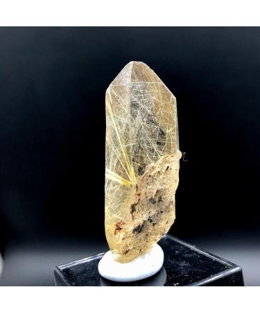 ERNZI Natural Rutile Quartz Crystal Specimen | Golden Hair Rutila | Titanium #115 - Buy Internationally Online - Buy Online on GoSupps.com