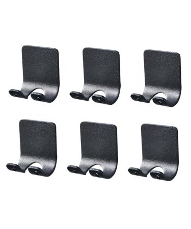 Cabilock clothes hangers homemade 6 pieces of razor wall wall bracket clothes rack cabinet hooks self-adhesive plug punch-free razor holder razor hook