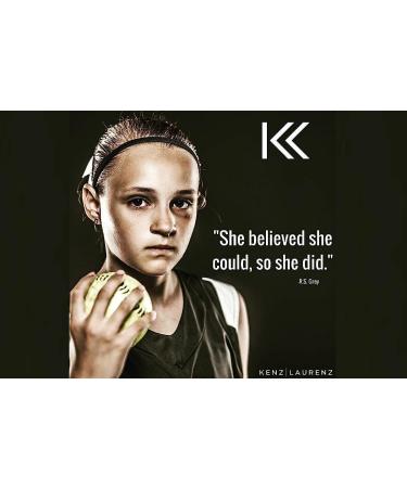 Softball Gifts for Girls Necklace - Titanium Ionic Braided Sports Necklace SOFTBALL GIFT for softball players softball teams Coaches by Kenz Laurenz 1 - Buy Online on GoSupps.com