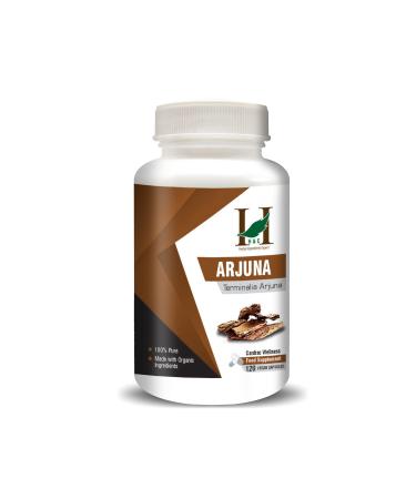 H&C Arjuna Capsules - 450mg 120 Counts 120 Count (Pack of 1) - Buy Online on GoSupps.com