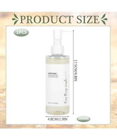 200 ml Heartleaf Pore Control Cleansing Oil & Foam - Deep Pore Cleanser with Centella & Quercetinol - Premium Oil Cleanser for Clear Skin - Buy Online on GoSupps.com
