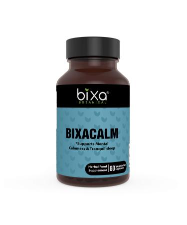 bixa BOTANICAL Bixacalm Capsules,60 Veg Capsules (450 mg) Ashwagandha Extract & Valerian Extract for Sleep
