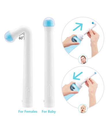 Peri Bottle 500ml: Portable Travel Bidet for Postpartum Care, Baby, Women, Bedridden Patients - Includes 2 Nozzles - Buy Online on GoSupps.com