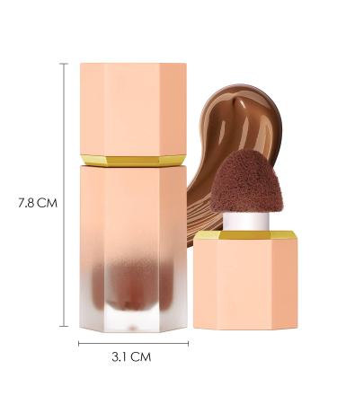 Liquid Contour Makeup Concealer with Built-In Sponge - #102 Soft Tan - Long-Lasting Waterproof Creamy Bronzer for Natural Matt Finish - 1ml Pack - Buy Online on GoSupps.com