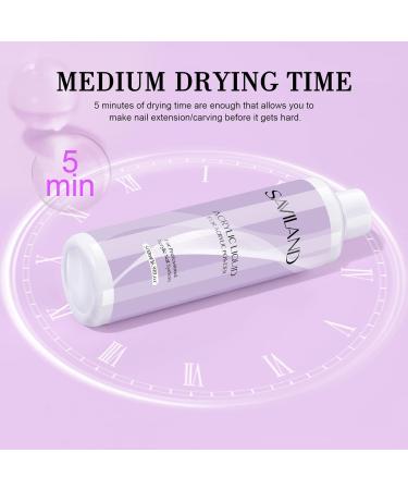 Saviland Acrylic Liquid 16.91OZ - Low Odor Large Capacity for Nail Extension & Carving | Ideal for Home & Salon Use - Buy Online on GoSupps.com