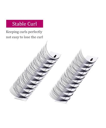 12D Eyelash Fans 0.05mm D Curl | Premade Russian Eyelash Extensions (8-14mm) - International Shipping - Buy Online on GoSupps.com