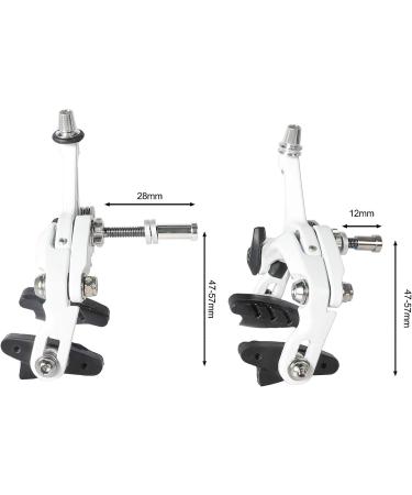 SENQI Aluminum Alloy Bike Brake Caliper Clamp - White (47-57mm) | For Fixed Gear & Road Bikes - Buy Online on GoSupps.com