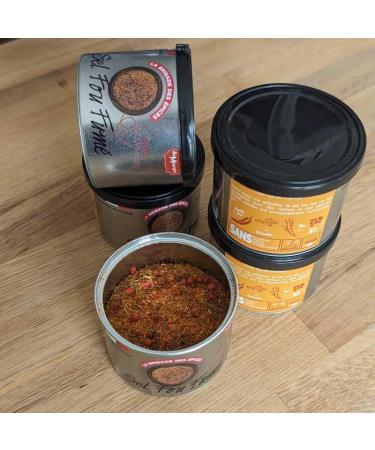 La Brigade des pices - Set of 6 spices - Kerala Curry Turmeric Smoked Paprika Crushed Black Pepper Smoked Crazy Salt & Gingerbread Spices - Made in France - Buy Online on GoSupps.com