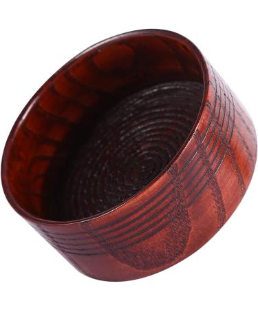 Wooden Shaving Bowl Natural Bowl Durable Man for Daily Use Travel - Buy Online on GoSupps.com