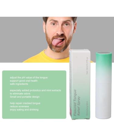 Cracked Tongue Relief Spray - Fresh Breath pH Balance & Odor Elimination - Buy Online on GoSupps.com