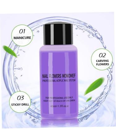 Acrylic Nail Liquid 40ml Non-Yellowing Acrylic Monomer Liquid for Acrylic Powder for Beginners - Buy Online on GoSupps.com