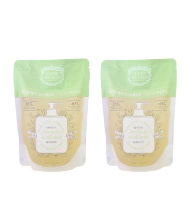 Panier des Sens Marseille Liquid Soap Refill Bag Jasmine 2 pcs. - Made in France - 2x500ml Soap Refill Bag - Buy Online on GoSupps.com