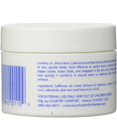 Country Comfort Herbal Savvy Comfrey Aloe Vera 1 oz - Soothing Herbal Blend - Buy Online on GoSupps.com