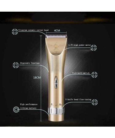 Rechargeable Cordless Hair Clippers for Men & Women | Home Hair Cutting Kits with Titanium Ceramic Blades - Buy Online on GoSupps.com