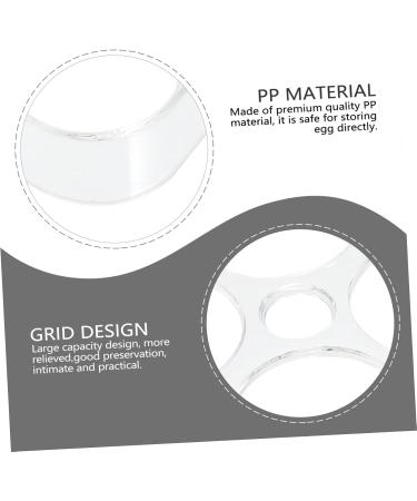 Beatifufu Deviled Egg Holder Egg Storage Box Tray Plastic Bins for Storage Fridge Organizers and Storage Egg Case Shelf Household Assorted Color 17.50X8.50X2.00CM - Buy Online on GoSupps.com