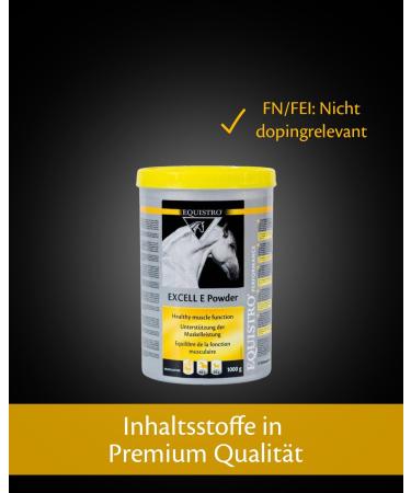Equistro Excell E Powder for Horses (Tub Size: 1kg Tub) - Buy Online on GoSupps.com