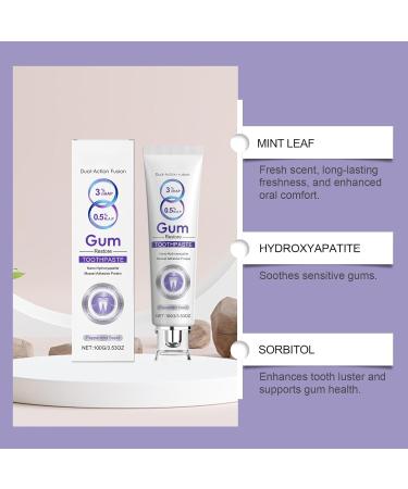 Gentle Care Toothpaste - Removes Stains/Tartar/Yellowing Freshens Breath Whitens Teeth for Daily Use(3PCS) - Buy Online on GoSupps.com