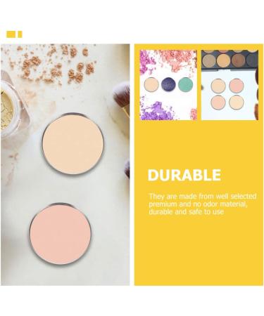 Beatifufu 50Pcs eye shadow disk makeup tray metal trays oil paint Cosmetics Storage Holder plate Simple travel - Buy Online on GoSupps.com