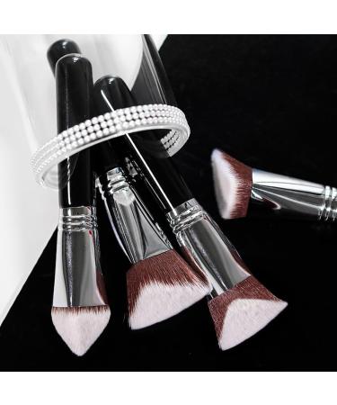 Dewedrt 4-Pack for Full Face Multifunctional Foundation Brush 3D 4D Multi-Faceted Makeup Brush Powder Liquid Concealer Brush - Buy Online on GoSupps.com