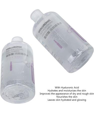 Hyaluronic Acid Water Deeply Hydrating and Moisturising Hyaluronic Acid Face Toner Liquid Hydrating and Invigorating Face Serum for Dehydrated Sensitive Skin Facial Care 500ml - Buy Online on GoSupps.com