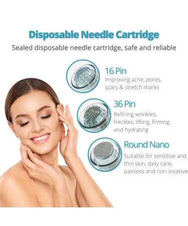 Dr. Pen Ultima M8 Microneedling Pen Professional Kit - Wireless Derma Beauty Pen with Multi-function Tips for Fast Results - 0.25mm 16 + 36 Pins, Round Nano x2 - Buy Online on GoSupps.com