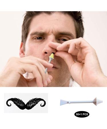 Nasal Wax Applicators - 50 Pcs for Men & Women | Effective Nasal Hair Removal & Cleaning Sticks - Buy Online on GoSupps.com