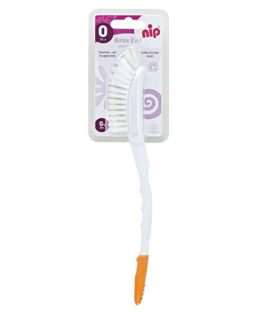 NIP 37047 Bottle and teat brush 2 in 1