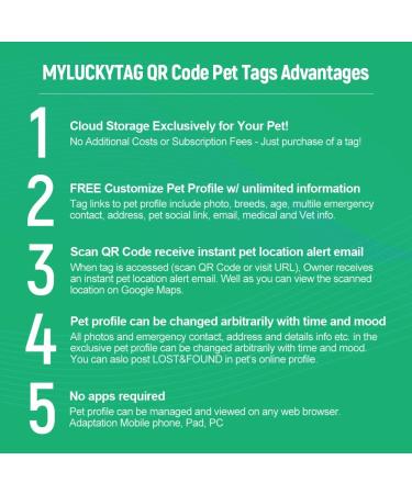 MYLUCKYTAG Stainless Steel QR Code Cat Tags - Scan QR for Instant Pet Location Alert - Pet Online Profile - Help Me Im Lost - Silver - Buy Online on GoSupps.com