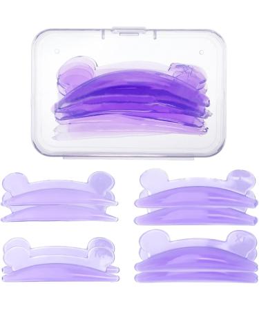 Lash Perm Rods - 4 Pairs Silicone Bear Style Eyelash Perming Pads Reusable Lash Silicon Pad Silicone Eyelash Perming Curler in 4 Sizes Lash Lifting for Different Length Eyelashes - Buy Online on GoSupps.com
