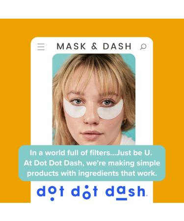 Dot Dot Dash Under Eye Patches - Cooling Eye Masks with Peptides and Cloudberry Oil for Puffy Eyes - Soothes, Firms and Reduces Fine Lines - 4 Pair - Buy Online on GoSupps.com