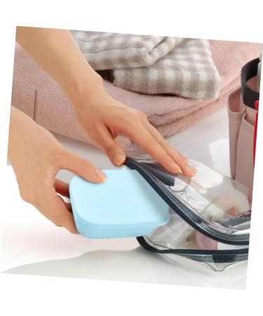 Amosfun 2pcs Box Soap Case Shower Soap Holder Soap Storage Case Soap Dish with Lid Sponge Soap Bathroom Soap Dish Soap Container Soap Dish for Shower Travel Soap Box Rectangle - Buy Online on GoSupps.com