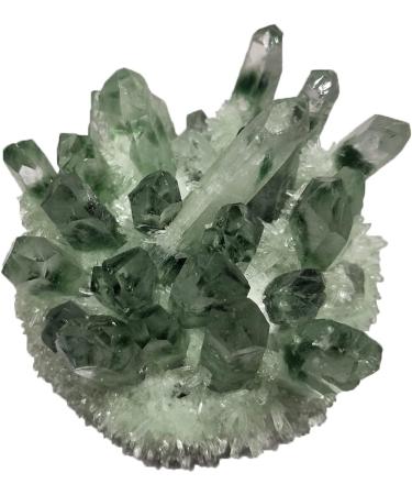 Natural Stones Crystal Cluster Minerals Green Geode Home Decoration Gemstone Specimen PEIQIYIN Reiki Crystal Stone (Color : Yellow Size : 400-500g) 400-500g Yellow - Buy Online on GoSupps.com