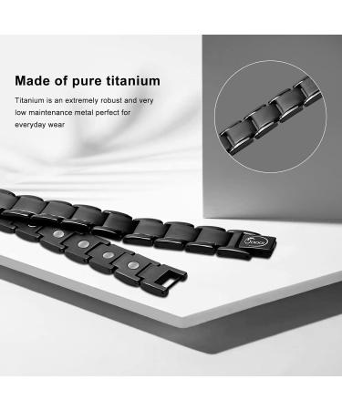 Jeroot Titan Magnetic Bracelet for Arthritis Relief - Men's & Women's Health Arm Band - Energetix Magnet Therapy (XHT-39678) - Buy Online on GoSupps.com