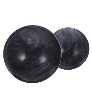 Minkissy massage ball hand tools deep fabric ball tinkering balls beading balls for adults feng shui baoding ball jadeball massage hand art older people china manual (possibly not 3.50x3.50cm black