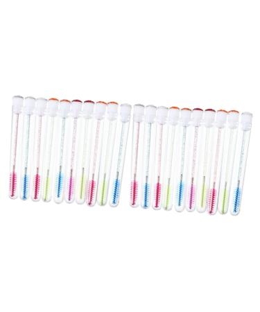 FOMIYES 20 Pcs Mascara Wand Tube Disposable Makeup Tools Disposable Makeup Applicators Beauty Makeup Tool 11x1.2x1.1cmx2pcs Assorted Colorx2pcs