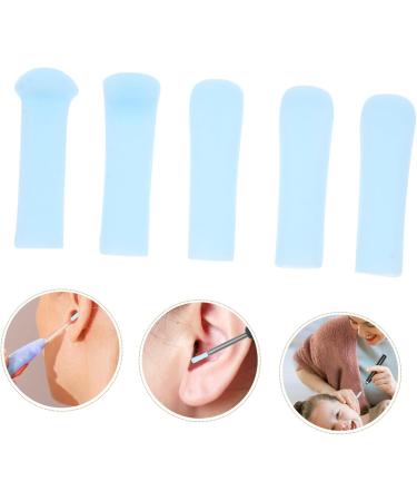 GOOHOCHY 10pcs Ergonomic Ear Cleaning Tips Silicone Ear Wax Removal Tool Replacement Picks Removal Kit Cleaning Accessories - Buy Online on GoSupps.com