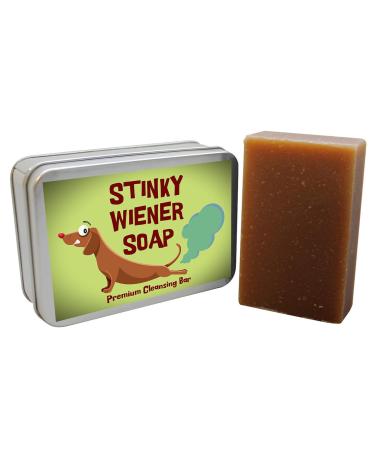Gears Out Stinky Wiener Soap Bar Gift Set | Coffee Scented Soap for Men | Unique Stocking Stuffers & White Elephant Gifts for Dog Lovers - Buy Online on GoSupps.com