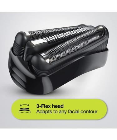 Braun Series 3 310BT Electric Razor for Men - 3-in-1 Trimmer Rechargeable Wet & Dry 30-Min Run Time Black/Blue - Ideal Beard Grooming Tool - Buy Online on GoSupps.com
