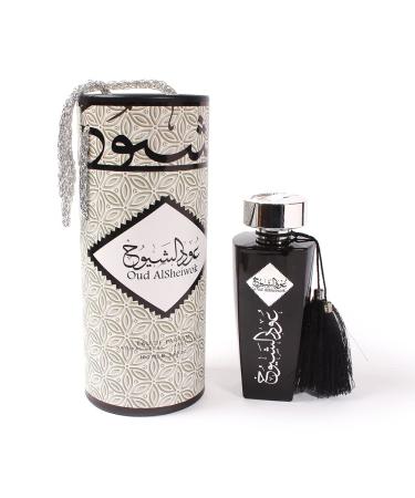 Almas Perfumes Oud Al.Sheiwok Eau De Parfum Spray for Men - 3.4 Fl Oz (100 ml)
