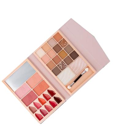 Cream contour and highlighting palette eye makeup palette - Long-lasting waterproof makeup palettes Multifunctional makeup kit for makeup beginners.