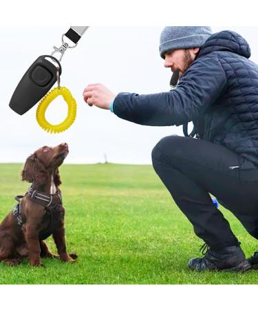 Miralith 2 Pack Dog Clicker for Dog Training Cat Training Pet training remote with lanyard Cats Birds Puppy Recall Portable and Efficient Clickers for Dogs Puppies Cats - Buy Online on GoSupps.com
